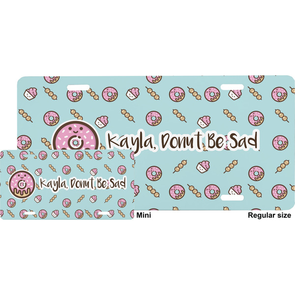 Donuts License Plate (Sizes)