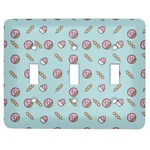 Donuts Light Switch Cover (3 Toggle Plate)