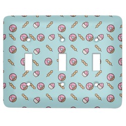 Donuts Light Switch Cover (3 Toggle Plate)