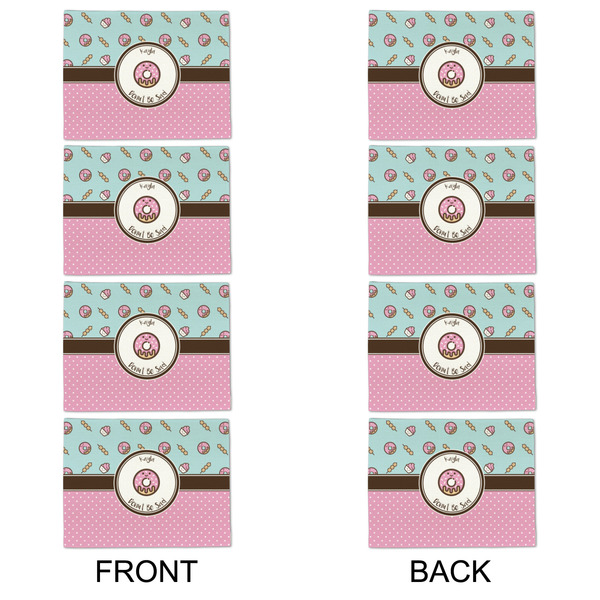 Donuts Linen Placemat - APPROVAL Set of 4 (double sided)