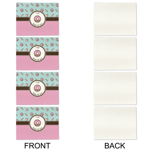 Donuts Linen Placemat - APPROVAL Set of 4 (single sided)