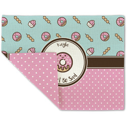 Donuts Double-Sided Linen Placemat - Single w/ Name or Text