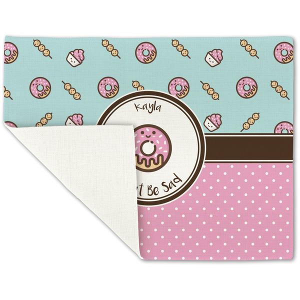 Donuts Linen Placemat - Folded Corner (single side)