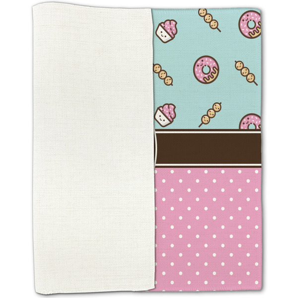 Donuts Linen Placemat - Folded Half