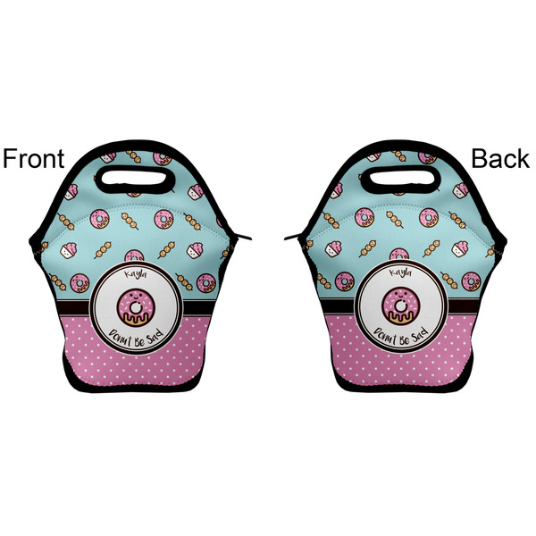 Donuts Lunch Bag - Front and Back