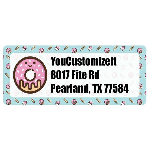 Custom Donuts Return Address Labels (Personalized)