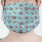 Donuts Mask - Pleated (new) Front View on Girl