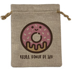 Donuts Burlap Gift Bag (Personalized)