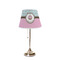 Donuts Poly Film Empire Lampshade - On Stand