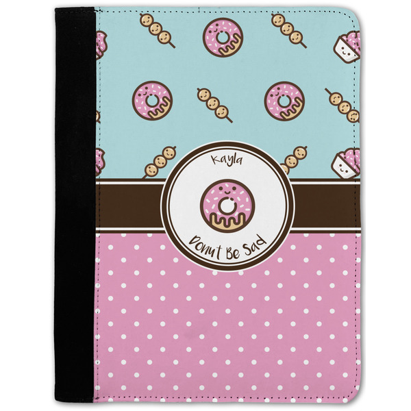 Custom Donuts Notebook Padfolio - Medium w/ Name or Text