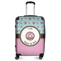 Donuts Suitcase - 24" Medium - Checked (Personalized)