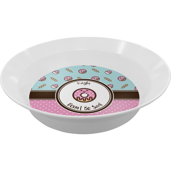 Custom Donuts Melamine Bowl (Personalized)