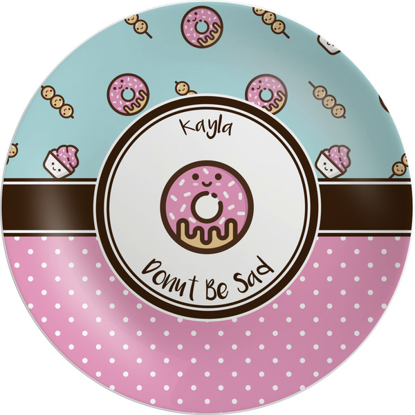 Custom Donuts Melamine Plate (Personalized)