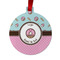 Donuts Metal Ball Ornament - Front