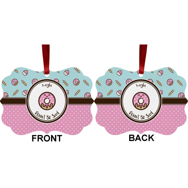 Donuts Metal Benilux Ornament - Front and Back (APPROVAL)