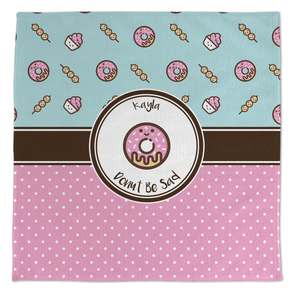 Custom Donuts Microfiber Dish Towel (Personalized)