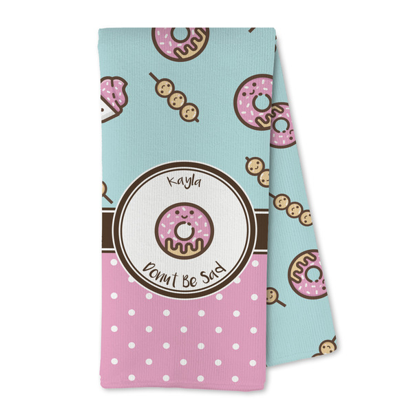 Custom Donuts Kitchen Towel - Microfiber (Personalized)