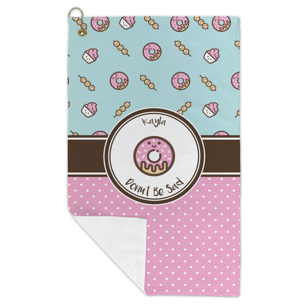 Donuts Microfiber Golf Towels - FOLD