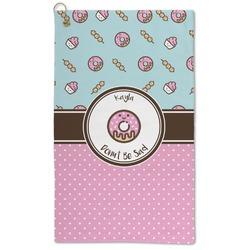 Donuts Microfiber Golf Towel - Large (Personalized)