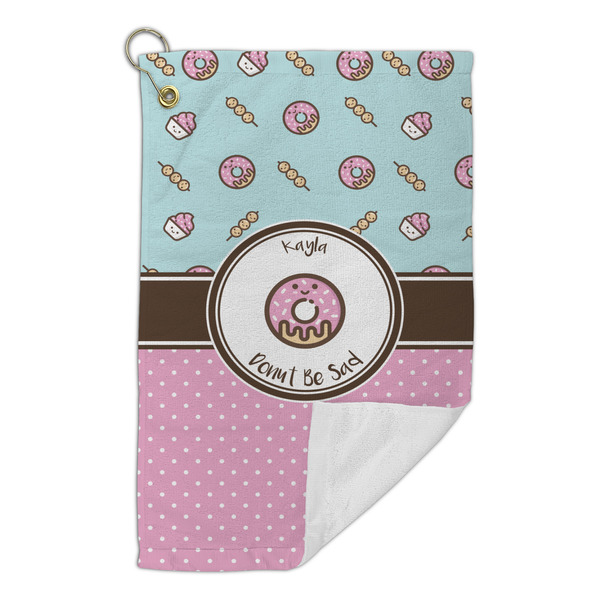 Donuts Microfiber Golf Towels Small - FRONT FOLDED
