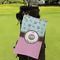 Donuts Microfiber Golf Towels - Small - LIFESTYLE
