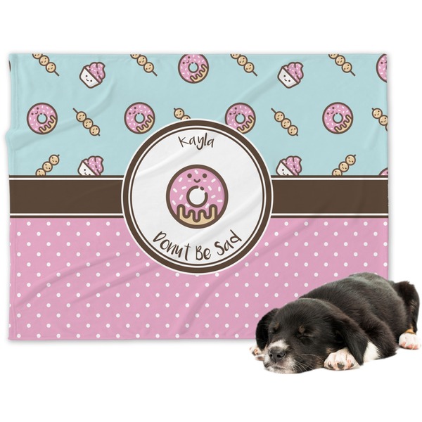 Custom Donuts Dog Blanket (Personalized)