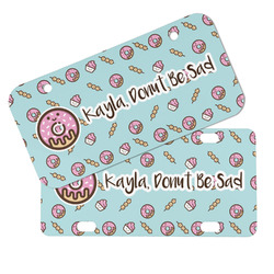 Donuts Mini/Bicycle License Plate (Personalized)