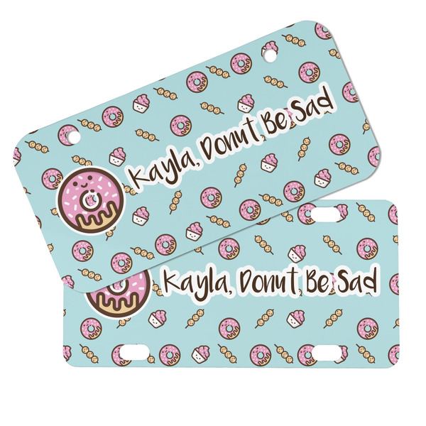 Donuts Mini License Plates - MAIN (4 and 2 Holes)