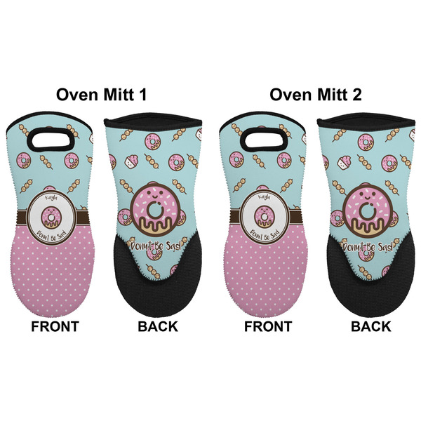 Donuts Neoprene Oven Mitt - Set of 2 - Approval