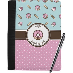 Donuts Notebook Padfolio - Large w/ Name or Text