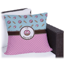 Donuts Outdoor Pillow - 16" (Personalized)
