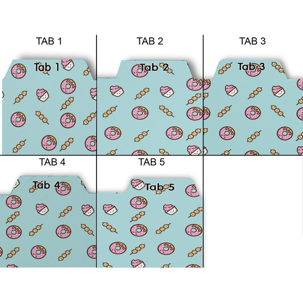 Donuts Page Dividers - Set of 5 - Approval
