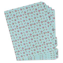 Donuts Binder Tab Divider - Set of 5 (Personalized)