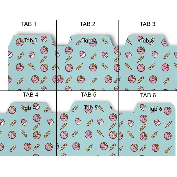 Donuts Page Dividers - Set of 6 - Approval