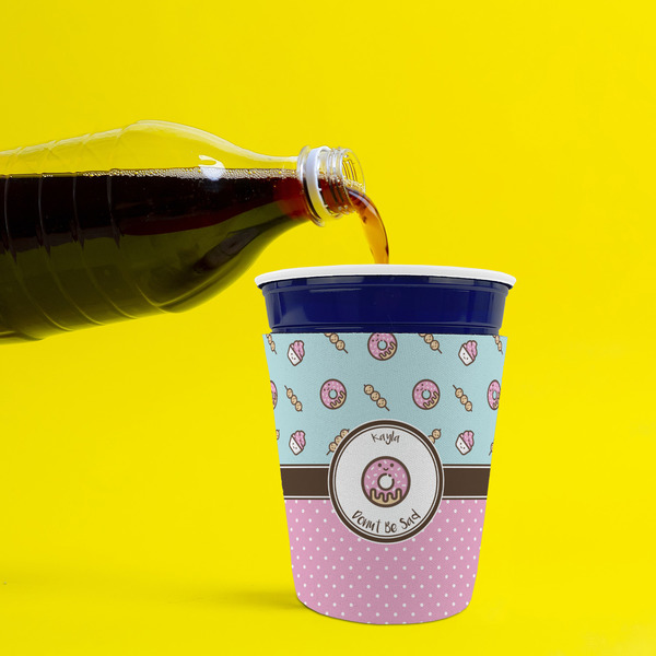 Donuts Party Cup Sleeves - without bottom - Lifestyle