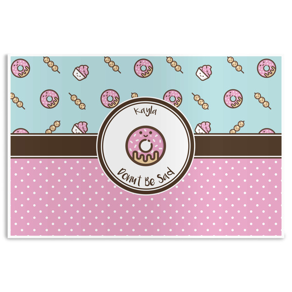 Custom Donuts Disposable Paper Placemats (Personalized)
