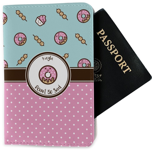 Custom Donuts Passport Holder - Fabric (Personalized)