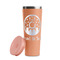 Donuts Peach RTIC Everyday Tumbler - 28 oz. - Lid Off