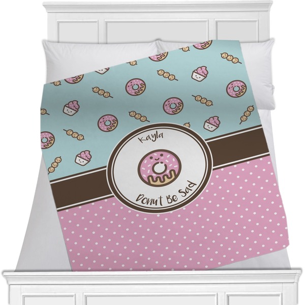 Custom Donuts Minky Blanket (Personalized)