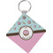Donuts Diamond Plastic Keychain w/ Name or Text