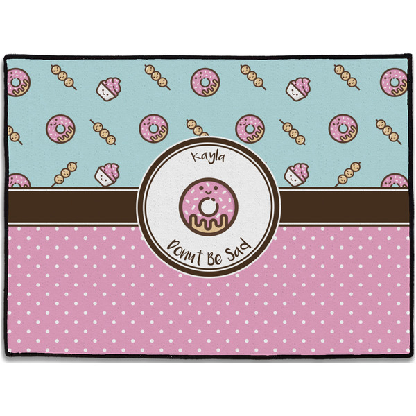 Custom Donuts Door Mat - 24"x18" (Personalized)