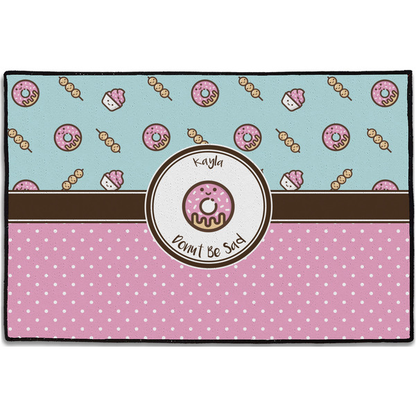 Custom Donuts Door Mat - 36"x24" (Personalized)