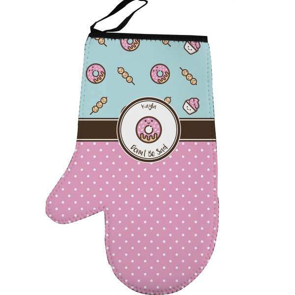 Donuts Personalized Oven Mitt - Left