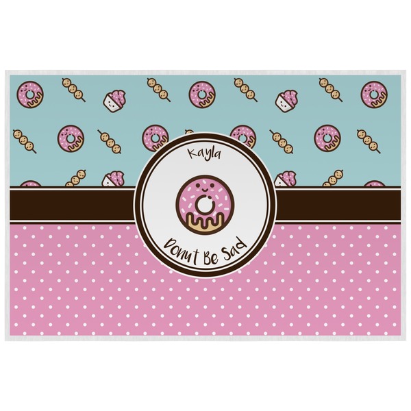 Custom Donuts Laminated Placemat w/ Name or Text