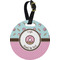 Donuts Personalized Round Luggage Tag