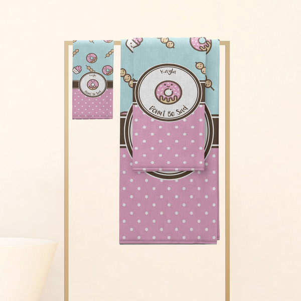 Donuts Personalized Towel Set