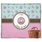 Donuts Picnic Blanket - Flat - With Basket