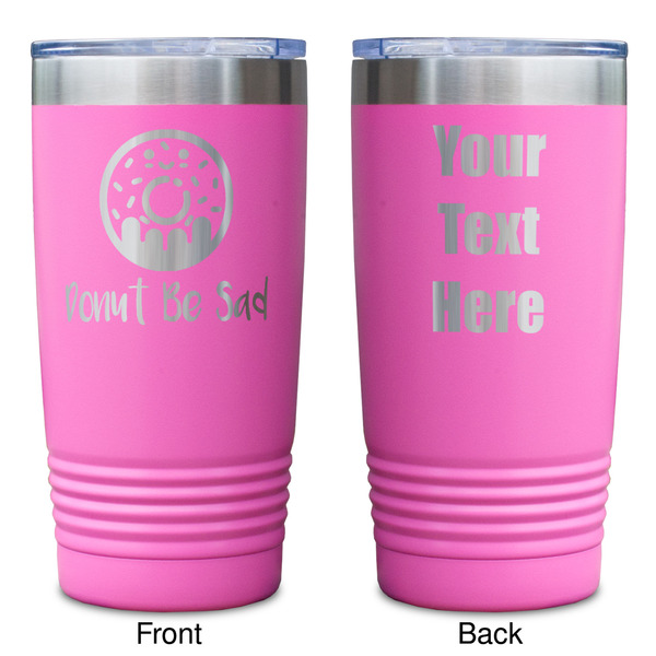 Donuts Pink Polar Camel Tumbler - 20oz - Double Sided - Approval