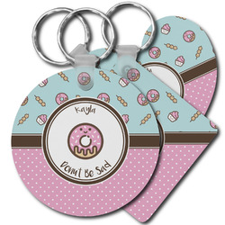 Donuts Plastic Keychain (Personalized)