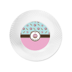 Donuts Plastic Party Appetizer & Dessert Plates - 6" (Personalized)